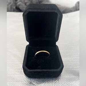 Solid 10K Gold Band